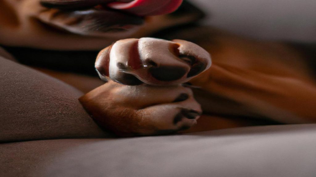 Dlaczego pies liże łapy?