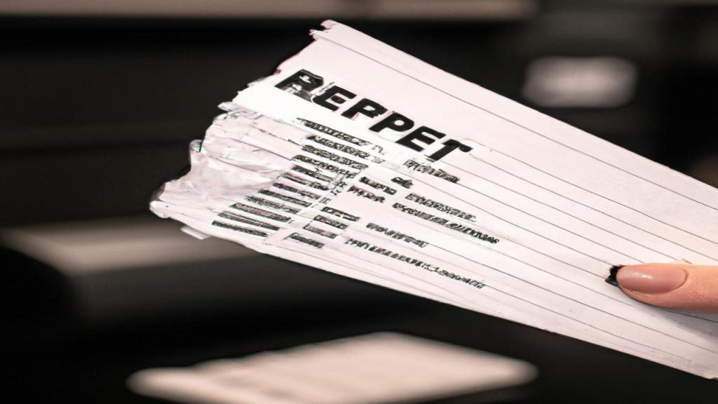 Gdzie jest numer paragonu?